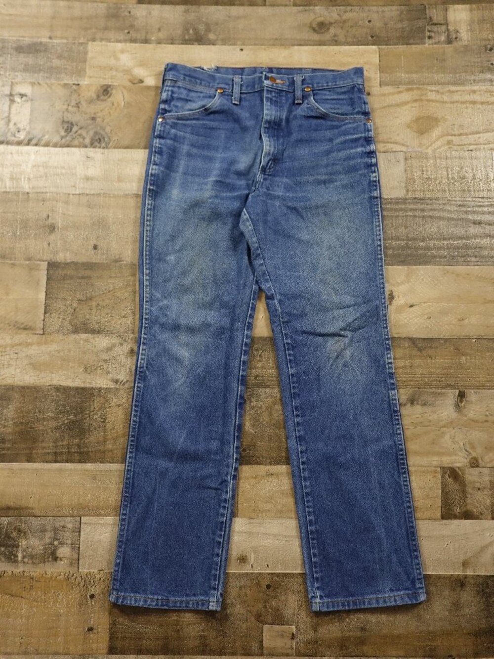 Wrangler Cowboy Cut Slim Fit Jeans Men’s 32x32 Blue Western Denim 936DEN